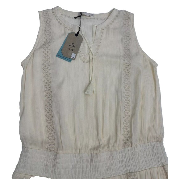 prAna Women's Seaview Sky Dress Bone Size XL New - Picture 10 of 15